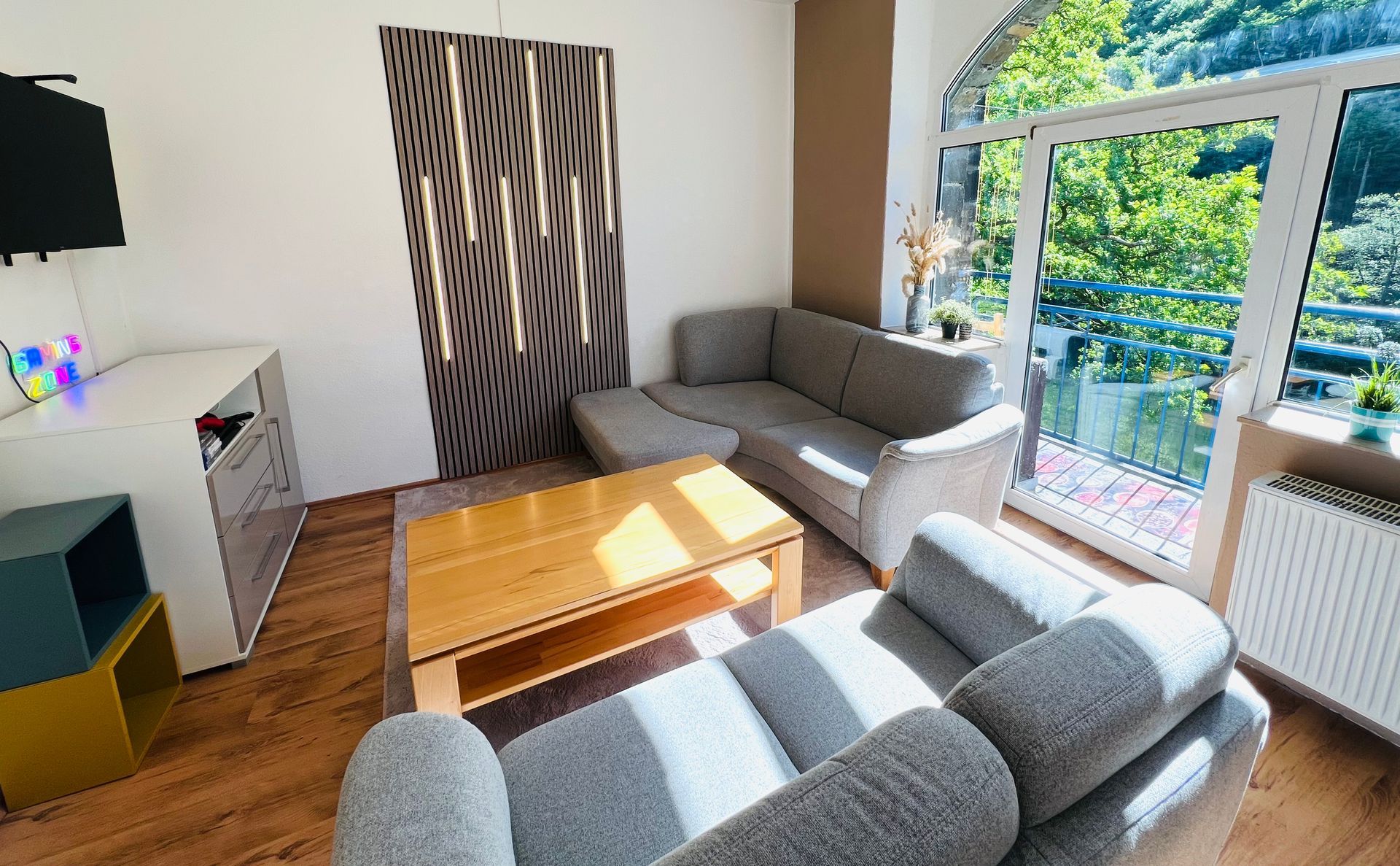 Stilvolles Wohnzimmer im Sauerland